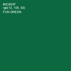 #0C693F - Fun Green Color Image